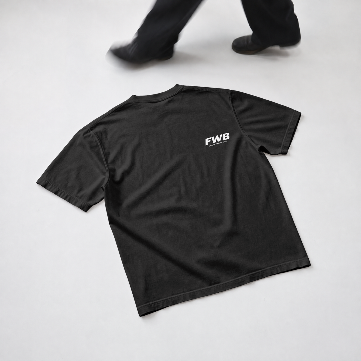 FWB Oversize Tričko černé