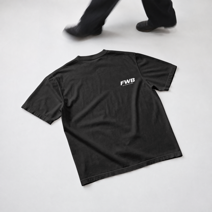 FWB Oversize Tričko černé